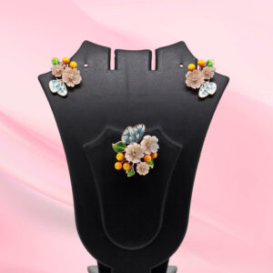 Silver 925 Mother Of Pearl Pendant Set