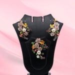 Pearl Flower Mother Of Pearl Pendant Set