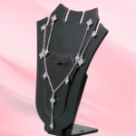 Sterling Silver CZ Necklace Set