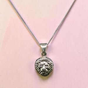 Silver 92.5 Lion Head Pendant