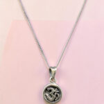 Sterling Silver Om Pendant