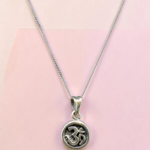 Sterling Silver Om Pendant