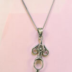 Sterling Silver Trishul Pendant