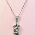 Sterling Silver Tiger Tooth Pendant