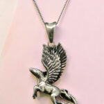 Sterling Silver Pegasus Pendant