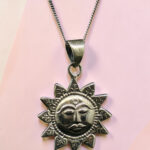 Sterling Silver Sun Pendant