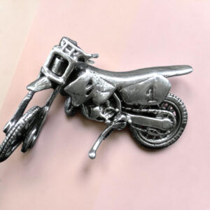 Silver Motorcycle Dirt Bike Motorcycle  Pendant