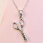 Sterling Silver Scissors Pendant