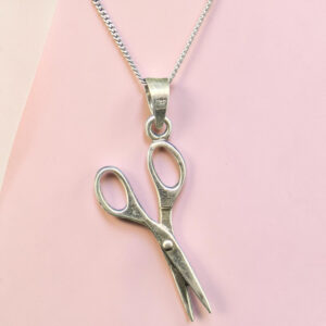Sterling Silver Scissors Pendant