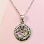 Sterling Silver Om Pendant