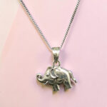Sterling Silver Elephant Pendant