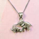 Sterling Silver Elephant Pendant