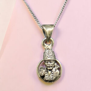 Sterling Silver Sai Baba Pendant