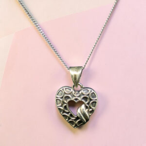 Silver 92.5 Tone Heart Pendant
