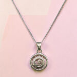 Sterling Silver OM Sun Pendant