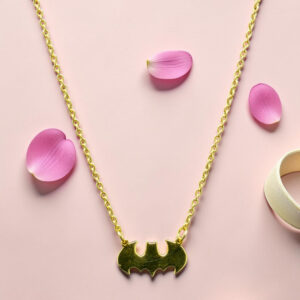 Gold plated Bat Pendant 92.5 Silver