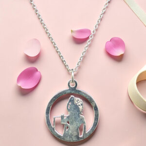 Krishna Silver Chain Pendant 92.5