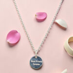Silver Best Friend Chain Pendant