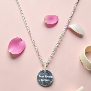 Silver Best Friend Chain Pendant
