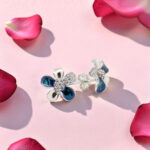 Silver 92.5 Flower Stud Earrings