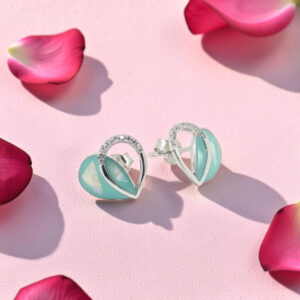Sterling Silver Heart Earrings