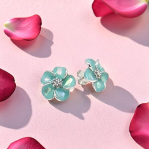 Silver Tops 92.5 Flower Earrings