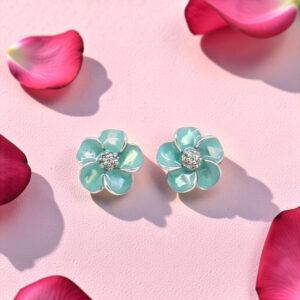 Silver Tops 92.5 Flower Earrings
