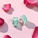 Silver 92.5 Turquoise Gemstone Tops