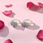 Silver 92.5 Vaali Hoop Earrings