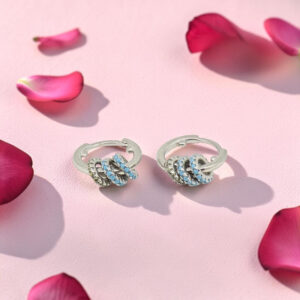 Sterling Silver Vaali 92.5 Hoop Earrings