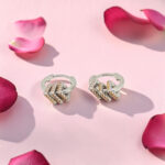 Sterling Silver Vaali 92.5 Square Link Hoop Earrings