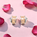 Silver 92.5 Opal and CZ Stud Earrings