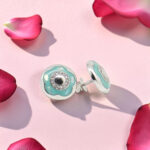 Silver 92.5 Flower Stud Earrings