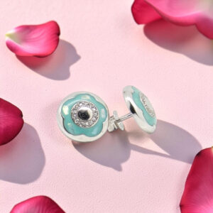 Silver 92.5 Flower Stud Earrings