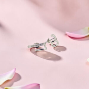 Sterling Silver Double Bar Earrings
