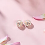Silver 92.5 Flower Stud Earrings