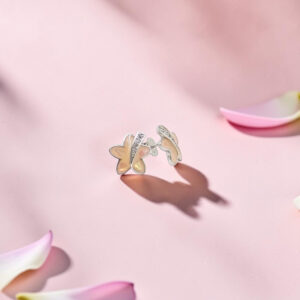 Sterling Silver Flower Stud Earrings