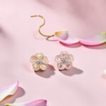 Silver Flower Stud Earrings