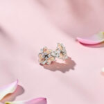 925 Sterling Silver Flower Stud Earrings