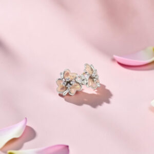 925 Sterling Silver Flower Stud Earrings