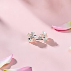Silver Tops 92.5 Flower Earrings