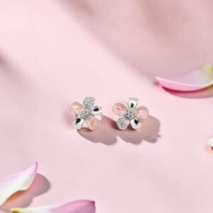 Silver Tops 92.5 Flower Earrings