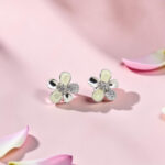 Silver 92.5 Flower Stud Earrings