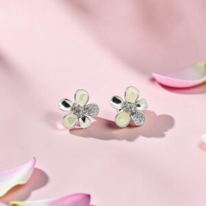 Silver 92.5 Flower Stud Earrings