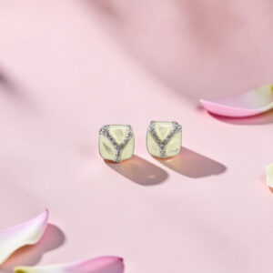 Silver 92.5 Square Stud Earrings