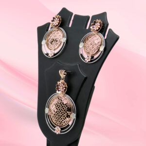 Silver Mina Pendant Set 925