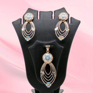 Silver Mina Pendent Set 925