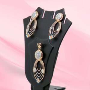 Silver Mina Pendent Set 925
