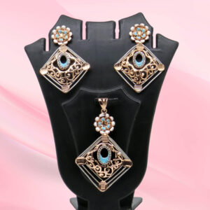 Silver Mina Pendant Set 925