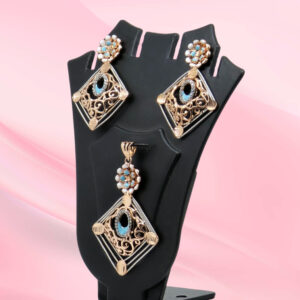 Silver Mina Pendant Set 925